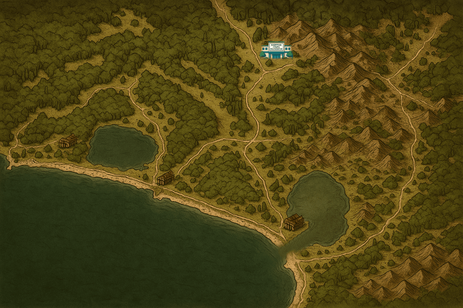 Mapa da Região Oceânica